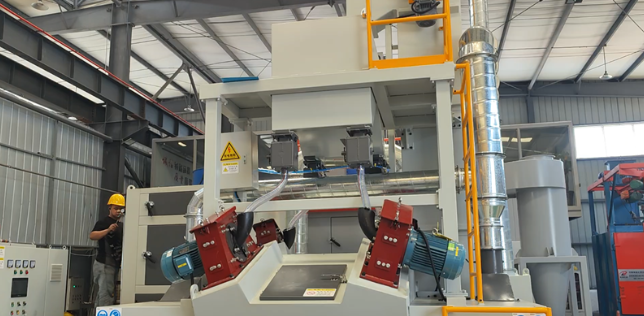 宁德板材除锈强化,通过式抛丸机应用案例