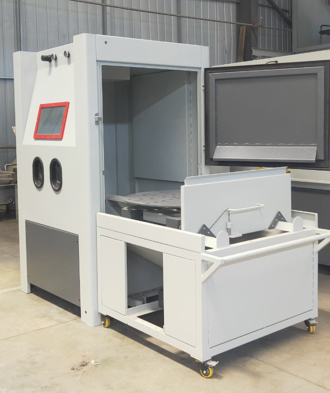 宁德箱式喷砂机 适合小工件批量处理